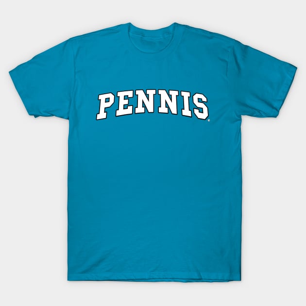 Pennis College Design T-Shirt by JC and the Pennis Band